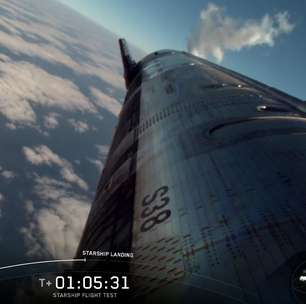 Starship registra imagens nítidas da Terra durante sobrevoo antes de pegar fogo no Oceano Índico