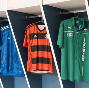 Flamengo e Palmeiras entram em campo no domingo com uniformes feitos com tecnologia de Joinville