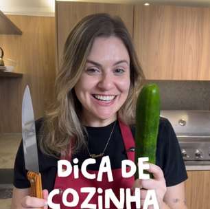 Dica de cozinha: pepino sem amargor
