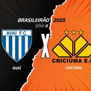 Avaí x Criciúma: onde assistir, escalações e arbitragem