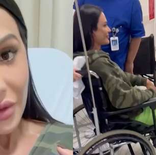 Gracyanne Barbosa vai a hospital para exames após sentir dores em local atingido em assalto no RJ