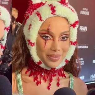 'O que mais me assusta é gente mentirosa, me deixa louca', diz Anitta em evento de halloween em SP