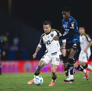 Atlético-MG sofre gol no início em pênalti polêmico, mas Dudu desencanta e arranca bom empate na Conmebol Sul-Americana fora de casa