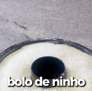 Bolo de ninho muito molhado