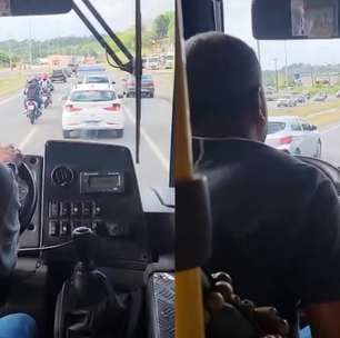 Passageiro surpreende e assume direção de ônibus após motorista 'abandonar' veículo em Pernambuco