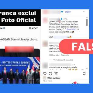 É enganoso que Casa Branca tenha excluído Lula de foto oficial de conferência na Malásia