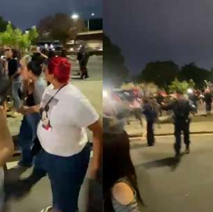 Policiais usam spray de pimenta contra mães durante protesto em frente ao IML no RJ
