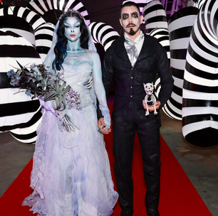 Lancellotti de 'Noiva Cadáver' e + famosas em festa de Halloween