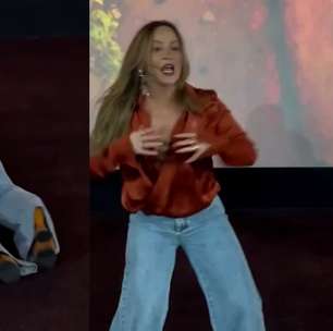 Claudia Leitte dança coreografia 'diferentona' de música nova