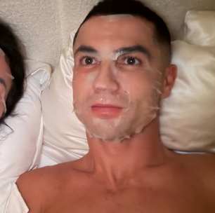 Georgina Rodríguez e Cristiano Ronaldo compartilham foto de skincare noturno