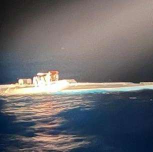 O narcossubmarino transportando 1,7 toneladas de cocaína que foi interceptado no Atlântico