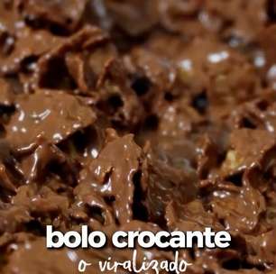 Bolo de Chocolate CROCANTE