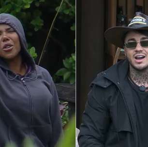 Fazenda17: Carol arremessa fezes de búfalo contra Wallas