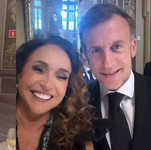 Daniela Mercury canta para Macron e elogia presidente francês: 'Marcamos encontro em Paris'