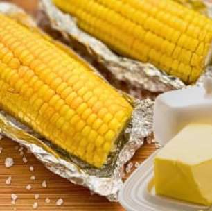Milho cozido na airfryer sem água: macio e amanteigado