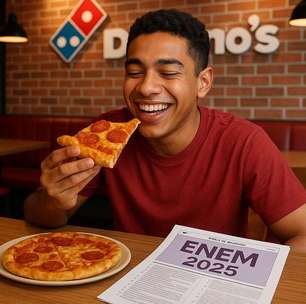 Terminou o Enem 2025? Domino's dá pizza grátis para quem fez a prova