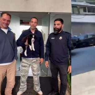 Cachorro levado de petshop por homem é recuperado após um dia de buscas: 'Baião de Dois resgatado'