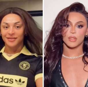 Pabllo Vittar impressiona ao mostrar 'antes e depois' da maquiagem: 'A mais linda'