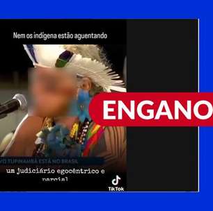 Discurso em que indígena chama governo de 'enfraquecido' não foi feito na COP30