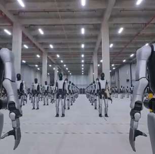 Empresa chinesa entrega 'exército' de robôs que trabalham 24h por dia