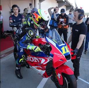 Diogo Moreira faz sua primeira aparição como piloto da MotoGP