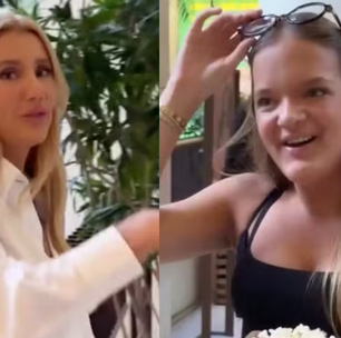 Pega no flagra! Ana Paula Siebert encontra Rafaella Justus 'matando aula'