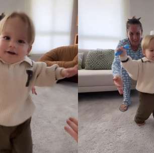 Virginia mostra os primeiros passos de José Leonardo