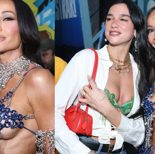 Pode acreditar: não é IA! Dua Lipa e Sabrina Sato brilham juntas em ensaio da Vila Isabel; veja fotos