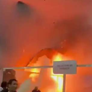 Incêndio afeta Pavilhões dos Países na COP30, em Belém