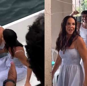 Ivete Sangalo e Shawn Mendes gravam juntos em comunidade de Salvador