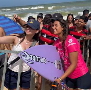 Ovacionada pelo público, Sophia Medina vence bateria no QS em Guarapari