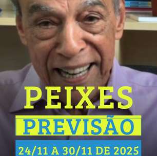 Previsão para o signo de peixes 24 a 30 de novembro