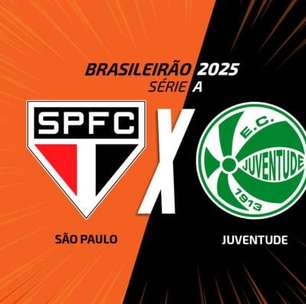 São Paulo x Juventude, AO VIVO, com a Voz do Esporte, às 14h30