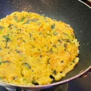 Bolinho de arroz de frigideira: sem farinha, saudável