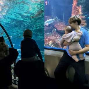 Bruna Biancardi divulga fotos do encontro familiar com ex de Neymar em Barcelona