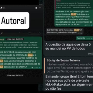 'Pode marcar sem medo de ser feliz': mensagens de estudante mostram mais duas questões do Enem antecipadas, diz TV