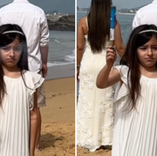 Menina fica inconsolável após descobrir que terá um irmãozinho e vídeo do momento viraliza; veja