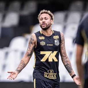 Neymar treina mais uma vez e está confirmado para o duelo do Santos contra o Sport