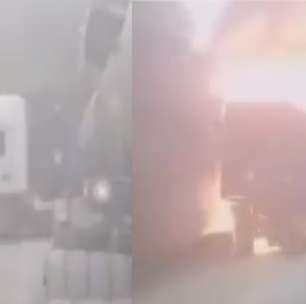 Vídeo mostra acidente que matou dois caminhoneiros na Via Anchieta, em Cubatão (SP)