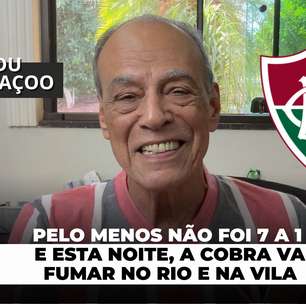 Pelo menos não foi 7 a 1 E esta noite, a cobra vai fumar no Rio e na Vila