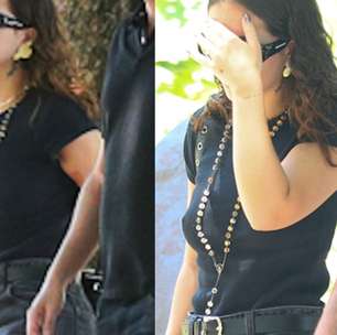 Abalada, Mel Maia cobre o rosto ao chegar no velório de sua mãe em cemitério no Rio; Débora Maia será cremada após cerimônia de despedida