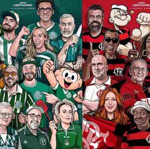 Veja quem é quem na arte da Conmebol para a final da Libertadores