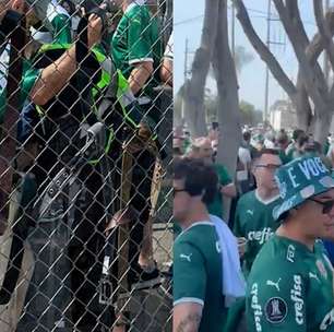 Final da Libertadores tem 'cemitério' de cintos na entrada do estádio