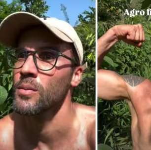 Ex de Ivete Sangalo exibe corpo definido após separação: 'Agro fitness'