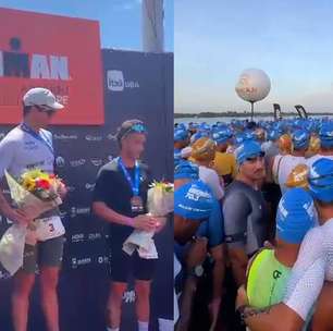 Emoção e calor extremo: veja como foi o Ironman 70.3 Aracaju neste domingo