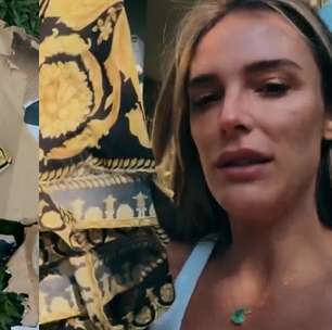 Rafa Brites tem vestidos da Versace destruídos por seus cachorros