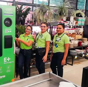 Latas de aço valem o dobro em máquina que troca recicláveis por PIX