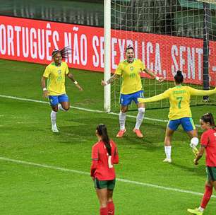 Seleção feminina joga bem e goleia Portugal em amistoso