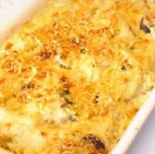 Bacalhau gratinado low carb, sem batata: economize calorias