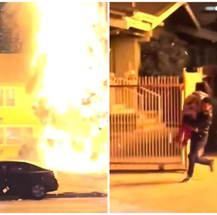 Paramédico de folga resgata menina de 7 anos de incêndio nos EUA; assista